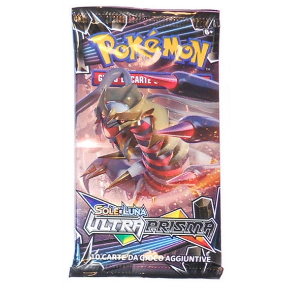 Pochette Pokémon Soleil et Lune – Ultra-Prisme 2018 – 10 Cartes – ITA