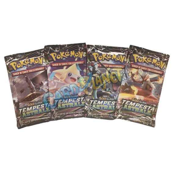 Bustina Pokémon Sole e Luna – Tempesta Astrale 2018 – 10 Carte – ITA