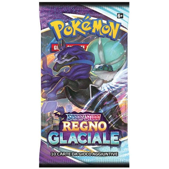 Bustina Pokémon Spada e Scudo – Regno Glaciale 2021 – 10 Carte – ITA