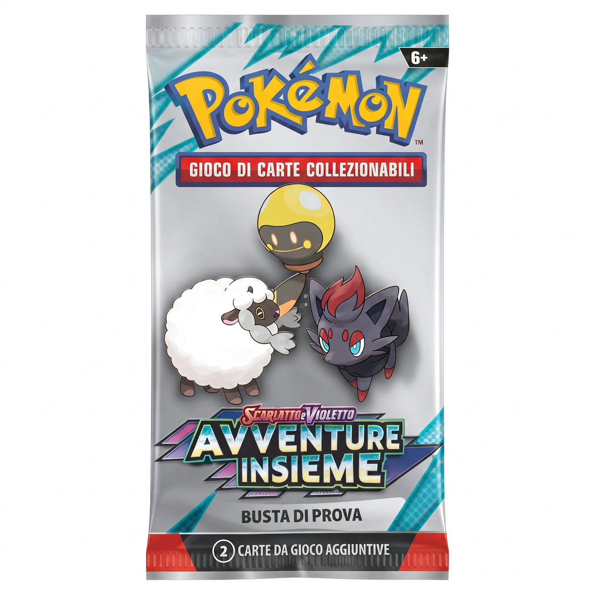 Bustina Pokémon Scarlatto e Violetto – Avventure Insieme 2025 – Busta di Presentazione 3 Carte – ITA