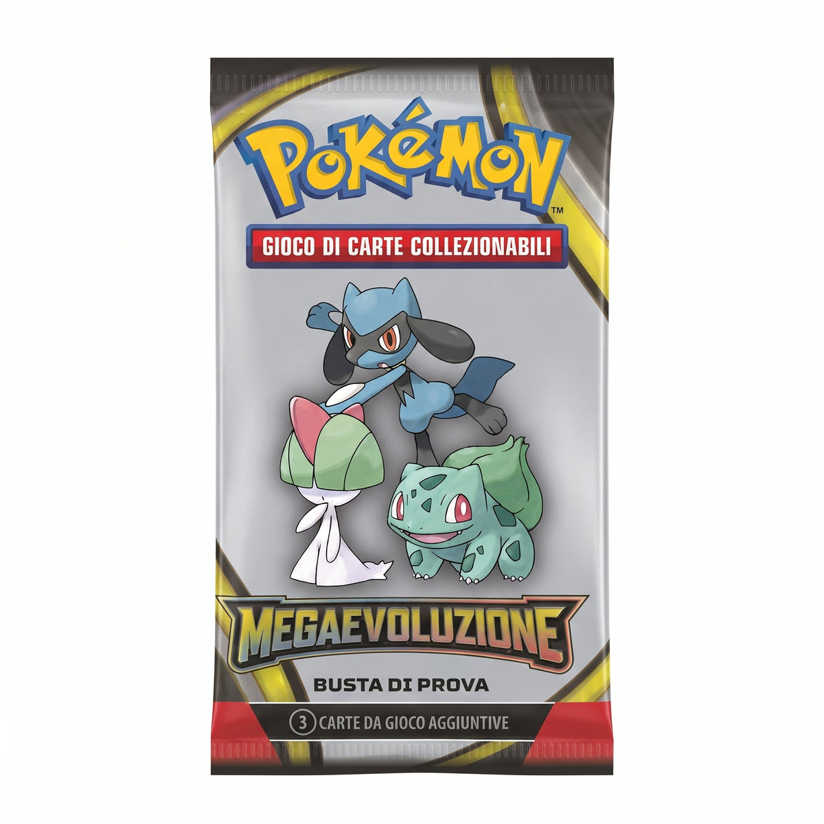 Bustina Pokémon Megaevoluzione 2025 – Fun Pack / Busta di Presentazione 3 Carte – ITA