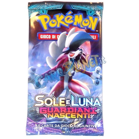 Bustina Pokémon Sole e Luna – Guardiani Nascenti 2017 – 10 Carte – ITA