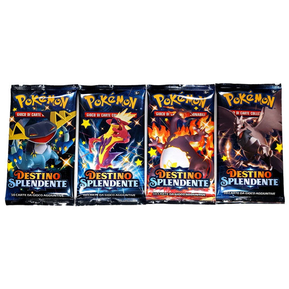 Bustina Pokémon Spada e Scudo – Destino Splendente 2021 – 10 Carte – ITA