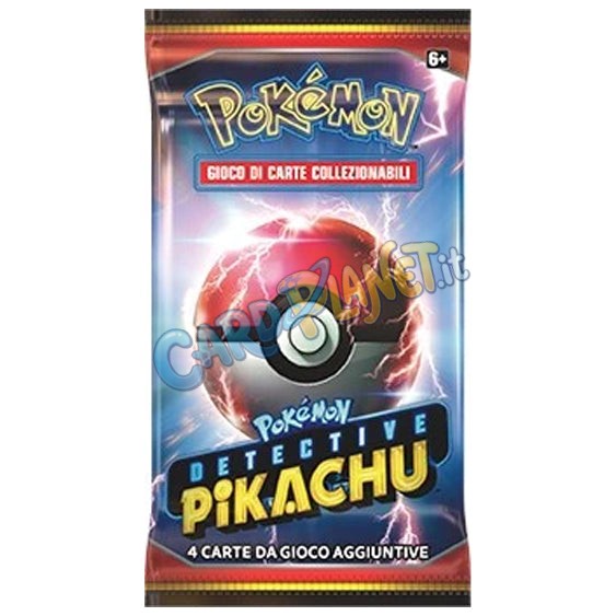Bustina Pokémon Detective Pikachu 2019 – 4 Carte – ITA