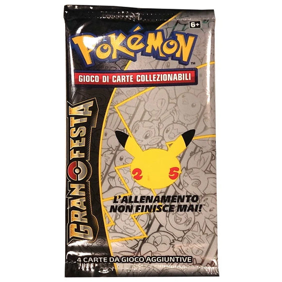 Bustina Pokémon Spada e Scudo – Gran Festa 2021 – 4 Carte – ITA