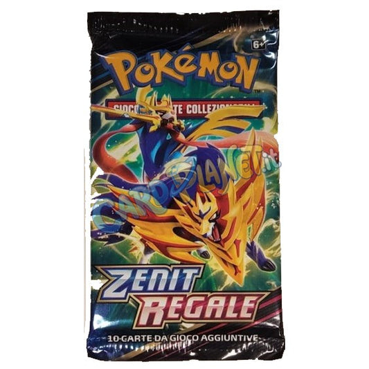 Bustina Pokémon Spada e Scudo – Zenit Regale 2023 – 10 Carte – ITA