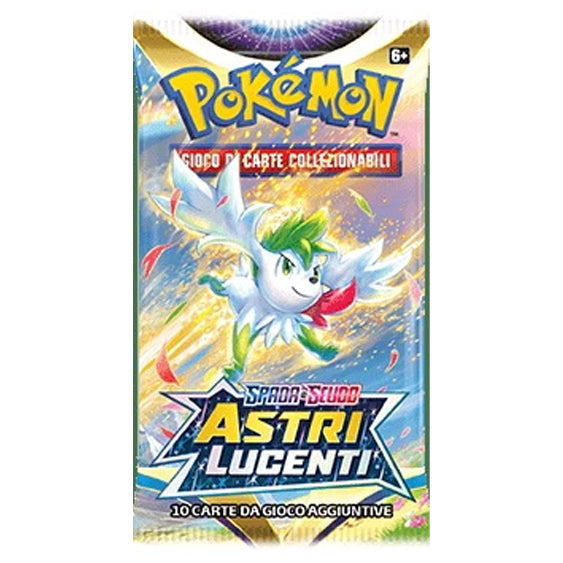 Bustina Pokémon Spada e Scudo – Astri Lucenti 2022 – 10 Carte – ITA