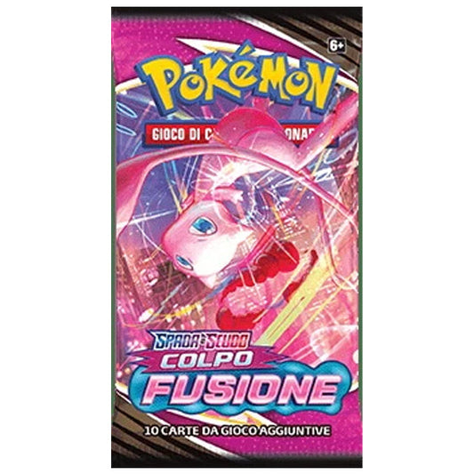 Bustina Pokémon Spada e Scudo – Colpo Fusione 2021 – 10 Carte – ITA