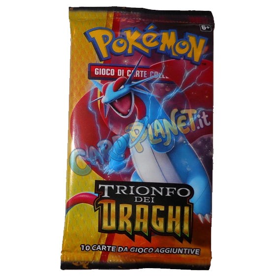 Bustina Pokémon Sole e Luna – Trionfo dei Draghi 2018 – 10 Carte – ITA
