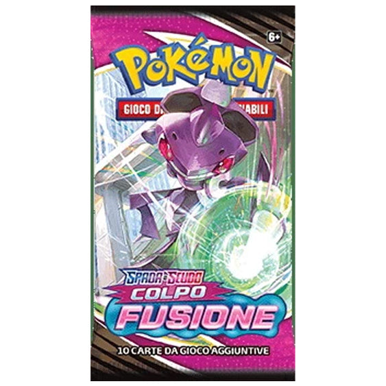 Pokémon Schwert & Schild – Fusionsangriff Boosterpack 2021 – 10 Karten – ITA