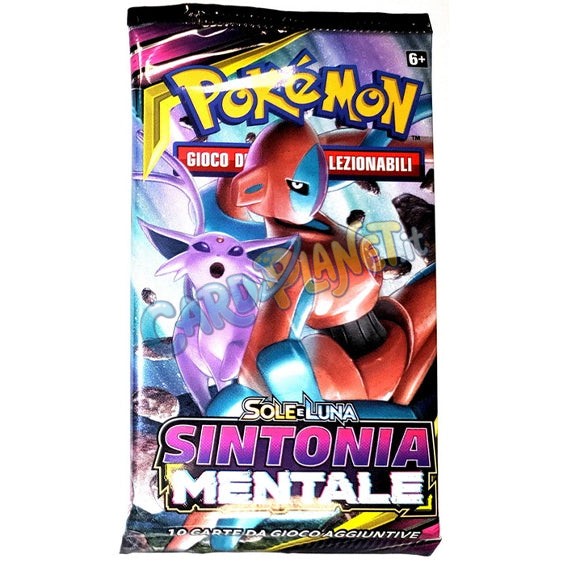 Bustina Pokémon Sole e Luna – Sintonia Mentale 2019 – 10 Carte – ITA