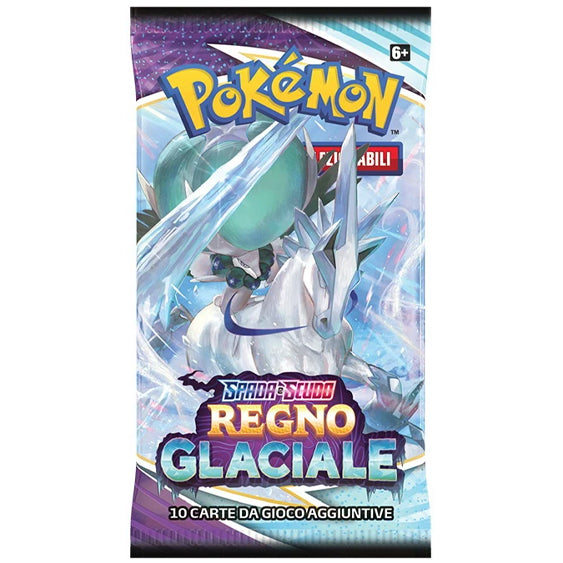 Bustina Pokémon Spada e Scudo – Regno Glaciale 2021 – 10 Carte – ITA