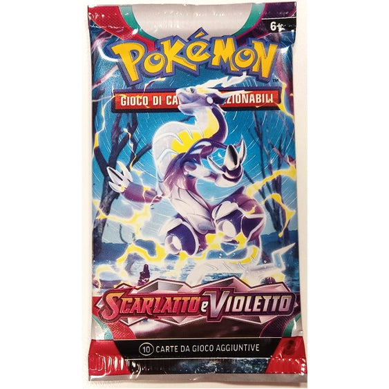 Bustina Pokémon Scarlatto e Violetto 2023 – 10 Carte + 1 Energia Base – ITA