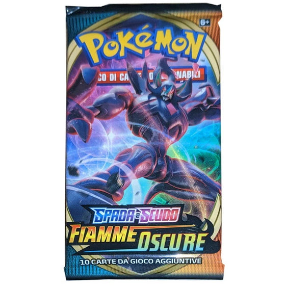 Bustina Pokémon Spada e Scudo – Fiamme Oscure 2020 – 10 Carte – ITA