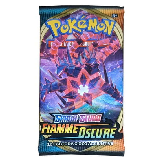 Bustina Pokémon Spada e Scudo – Fiamme Oscure 2020 – 10 Carte – ITA
