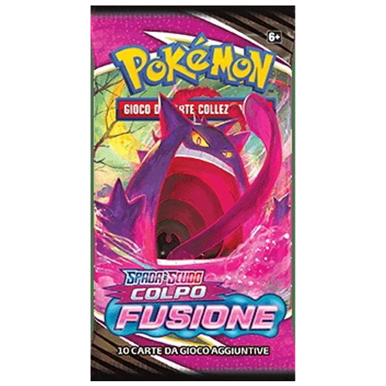 Pokémon Schwert & Schild – Fusionsangriff Boosterpack 2021 – 10 Karten – ITA