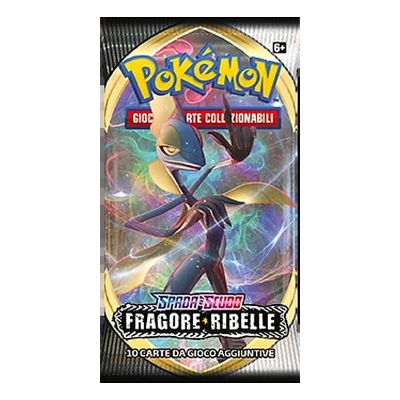 Bustina Pokémon Spada e Scudo – Fragore Ribelle 2020 – 10 Carte – ITA