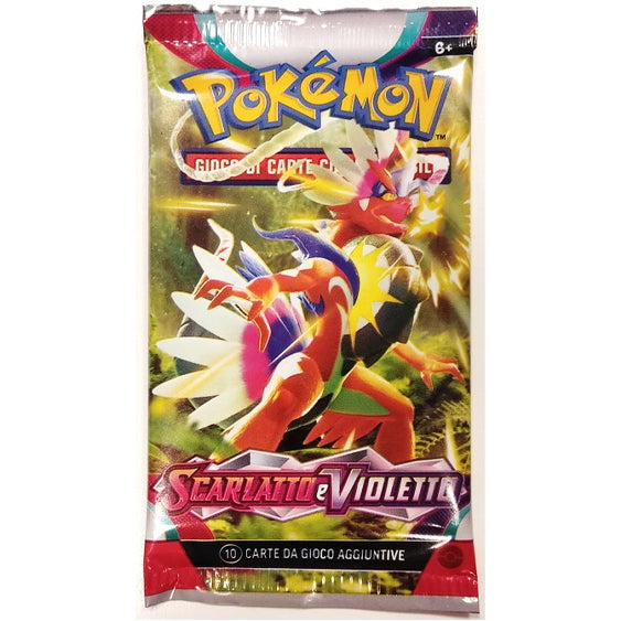 Bustina Pokémon Scarlatto e Violetto 2023 – 10 Carte + 1 Energia Base – ITA