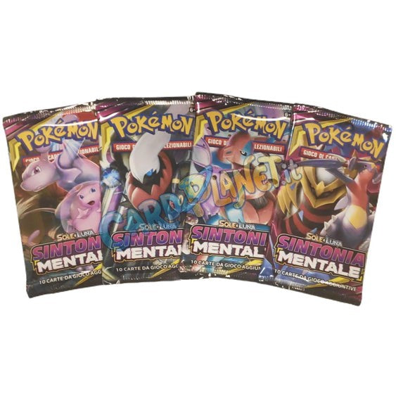 Bustina Pokémon Sole e Luna – Sintonia Mentale 2019 – 10 Carte – ITA