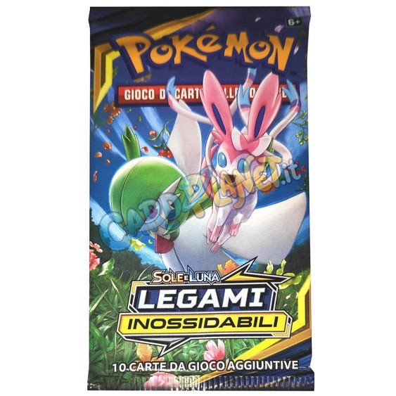 Bustina Pokémon Sole e Luna – Legami Inossidabili 2019 – 10 Carte – ITA