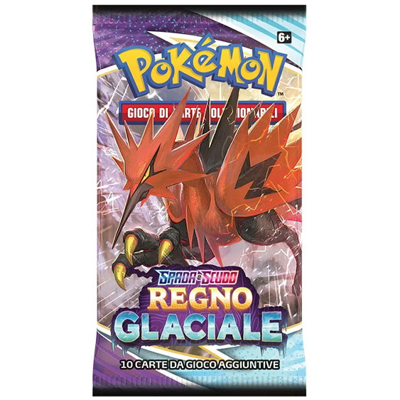 Bustina Pokémon Spada e Scudo – Regno Glaciale 2021 – 10 Carte – ITA