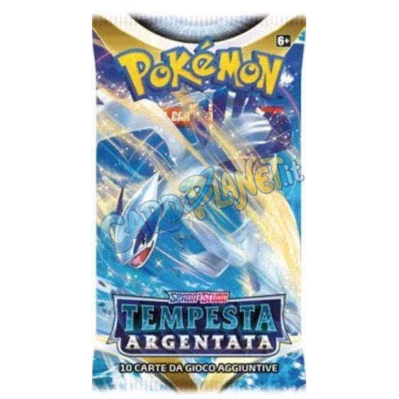 Bustina Pokémon Spada e Scudo – Tempesta Argentata 2022 – 10 Carte – ITA