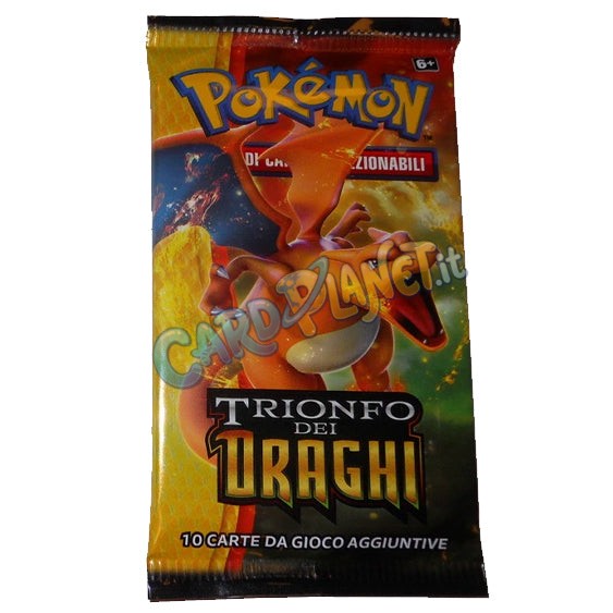 Bustina Pokémon Sole e Luna – Trionfo dei Draghi 2018 – 10 Carte – ITA