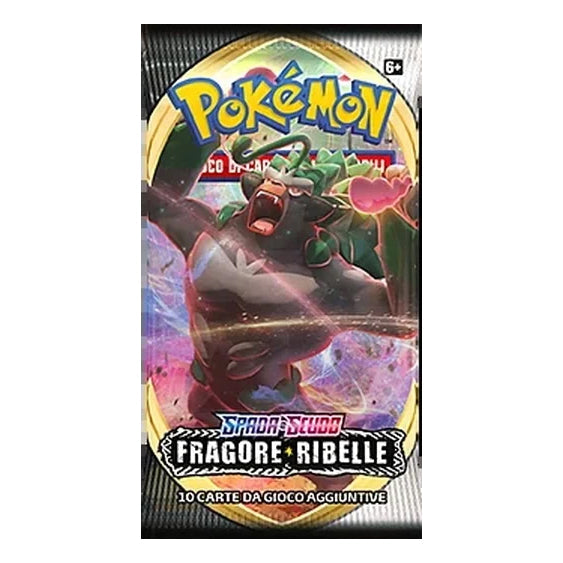 Bustina Pokémon Spada e Scudo – Fragore Ribelle 2020 – 10 Carte – ITA