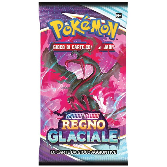 Bustina Pokémon Spada e Scudo – Regno Glaciale 2021 – 10 Carte – ITA