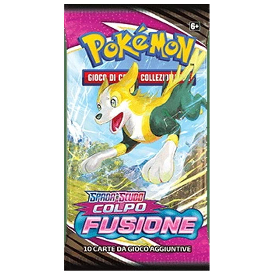 Pokémon Schwert & Schild – Fusionsangriff Boosterpack 2021 – 10 Karten – ITA