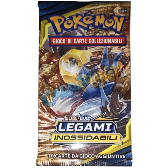 Bustina Pokémon Sole e Luna – Legami Inossidabili 2019 – 10 Carte – ITA