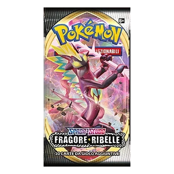 Bustina Pokémon Spada e Scudo – Fragore Ribelle 2020 – 10 Carte – ITA