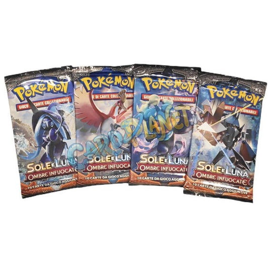 Bustina Pokémon Sole e Luna – Ombre Infuocate 2017 – 10 Carte – ITA