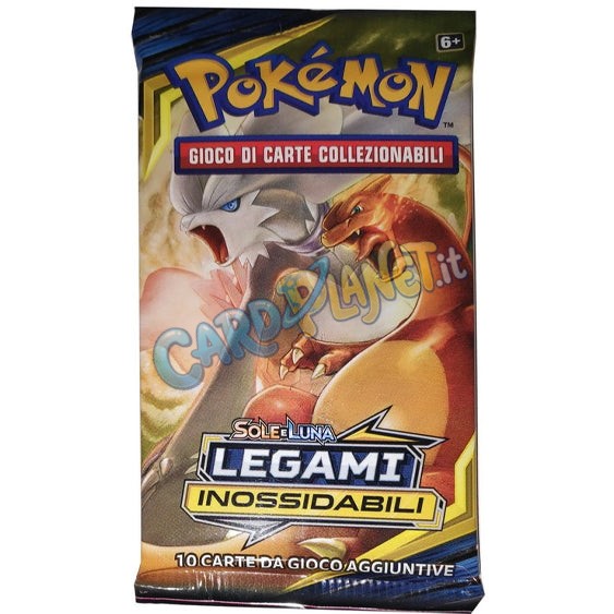 Bustina Pokémon Sole e Luna – Legami Inossidabili 2019 – 10 Carte – ITA