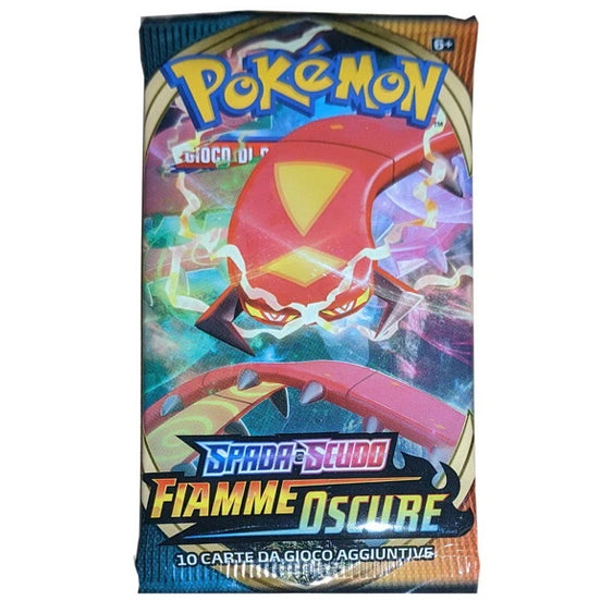 Bustina Pokémon Spada e Scudo – Fiamme Oscure 2020 – 10 Carte – ITA