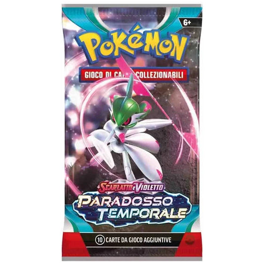 Bustina Pokémon Scarlatto e Violetto – Paradosso Temporale 2023 – 10 Carte + 1 Energia Base – ITA