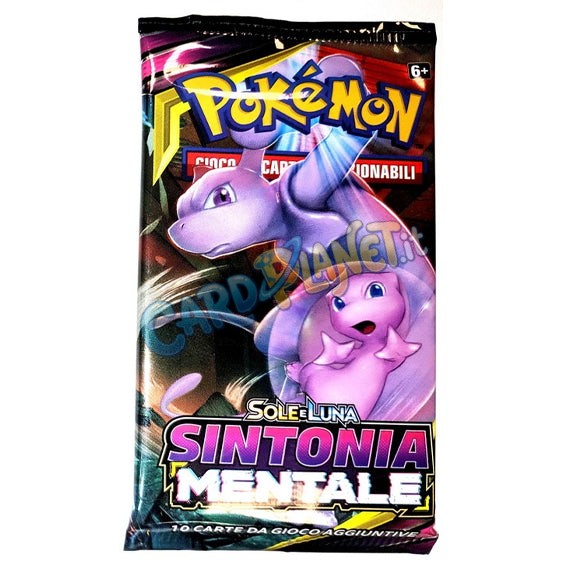 Bustina Pokémon Sole e Luna – Sintonia Mentale 2019 – 10 Carte – ITA