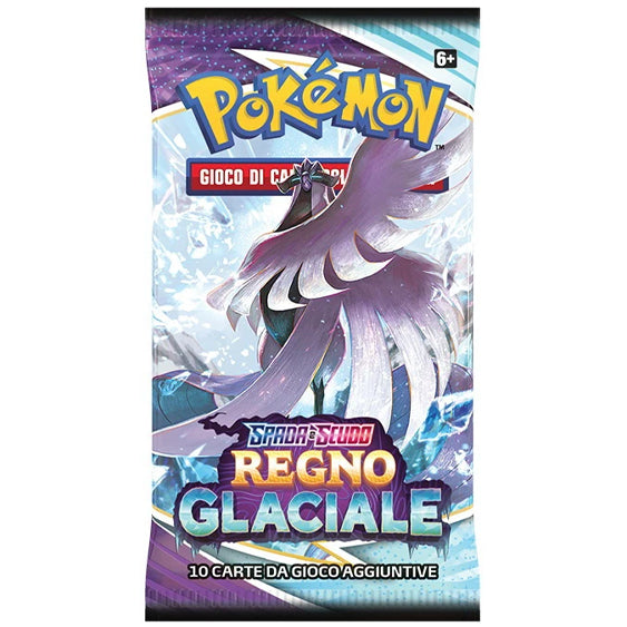 Bustina Pokémon Spada e Scudo – Regno Glaciale 2021 – 10 Carte – ITA