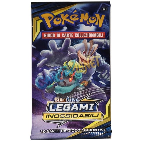 Bustina Pokémon Sole e Luna – Legami Inossidabili 2019 – 10 Carte – ITA