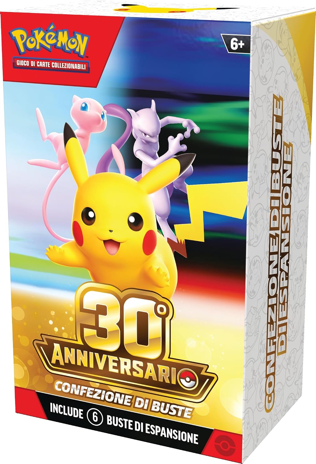 Bustina Sigillata Pokémon 30° Anniversario 2026 – 5 Carte Olografiche + 1 Energia – ITA