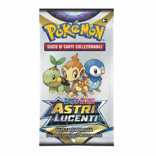 Bustina Pokémon Spada e Scudo – Astri Lucenti 2022 – Busta di Presentazione / Fun Pack 3 Carte – ITA