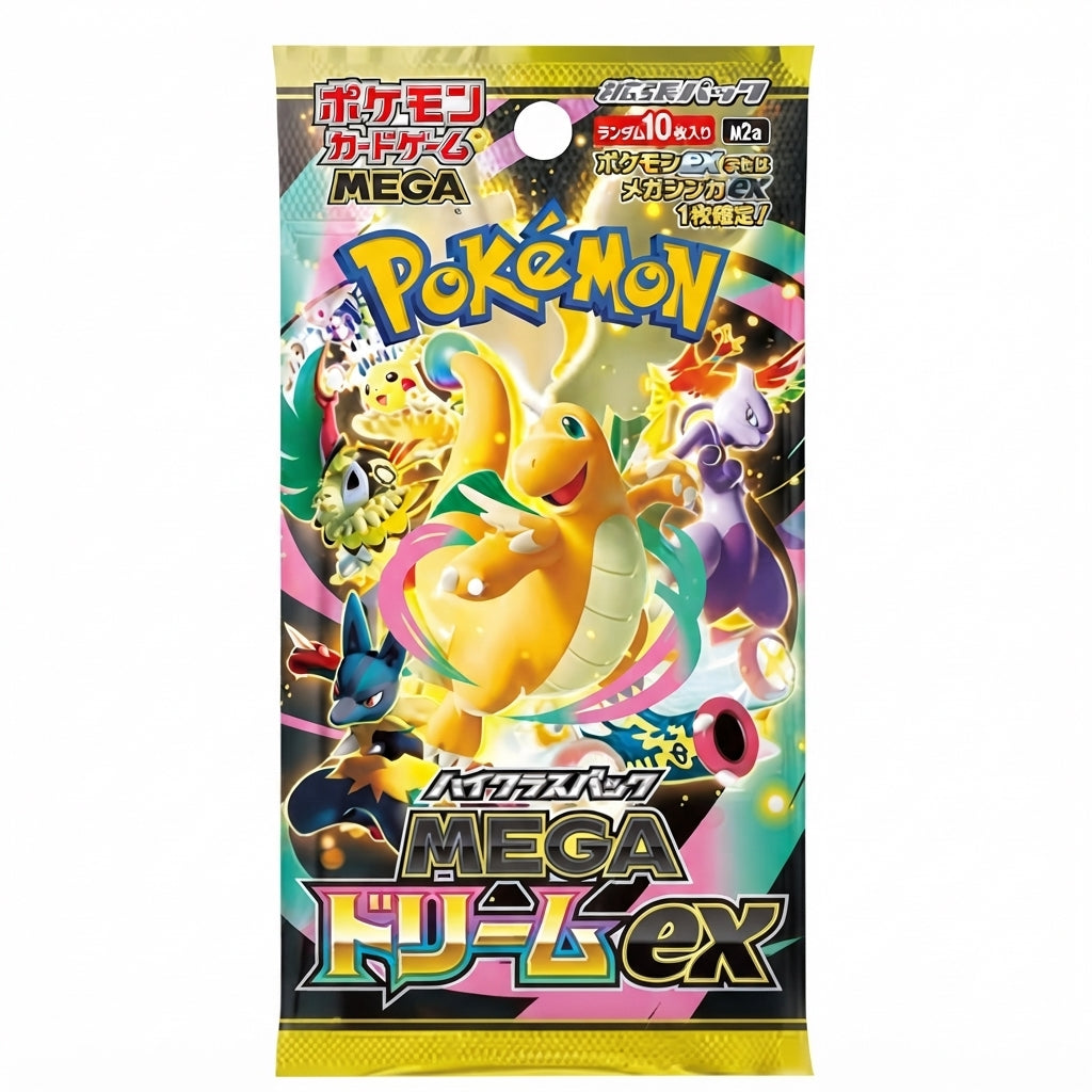 Bustina Sigillata Pokémon MEGA Dream ex M2a 2025 – 10 Carte – JPN Giapponese