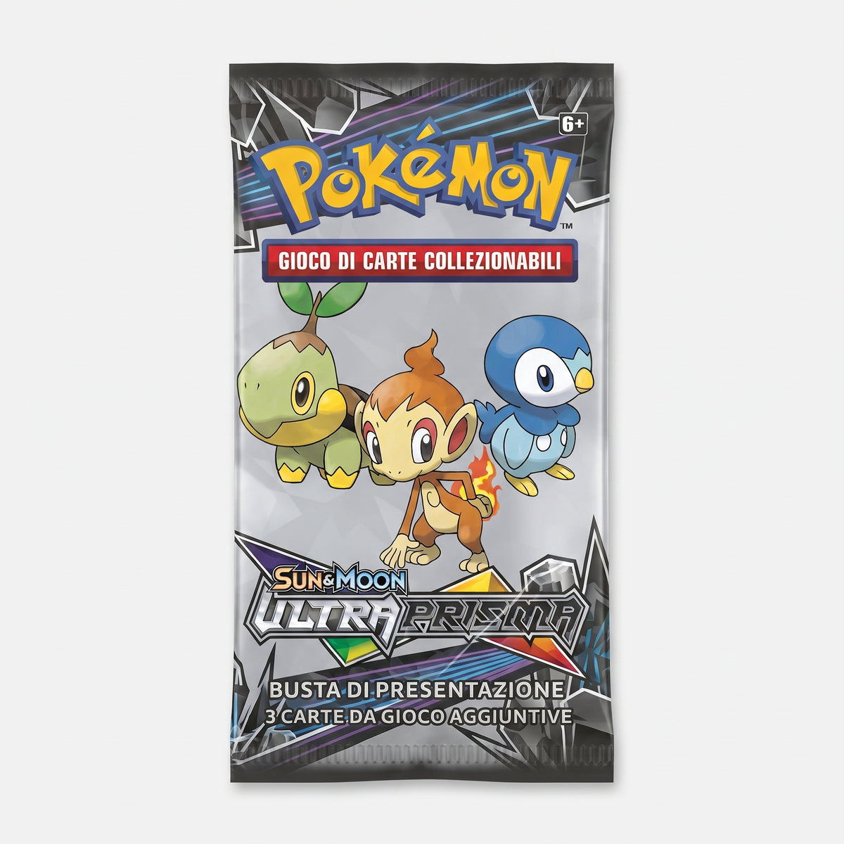 Bustina Pokémon Sole e Luna – Ultraprisma 2018 – Busta di Presentazione 3 Carte – ITA