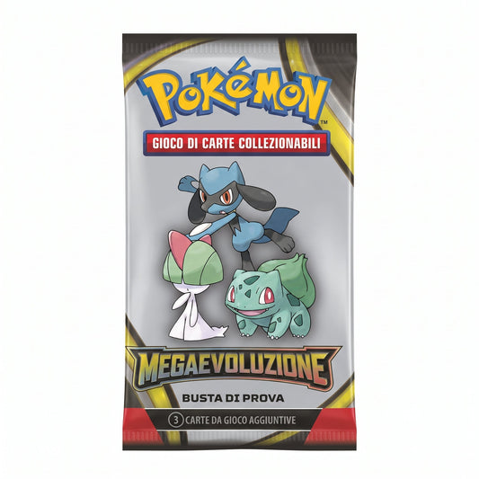 Bustina Pokémon Megaevoluzione 2025 – Fun Pack / Busta di Presentazione 3 Carte – ITA