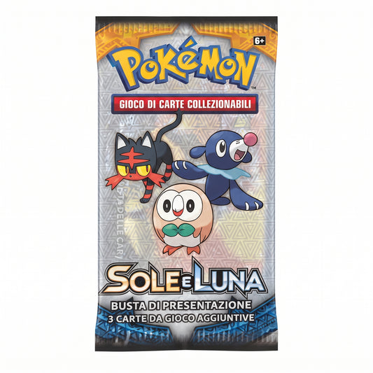 Bustina Pokémon Sole e Luna 2017 – Busta di Presentazione 3 Carte – ITA