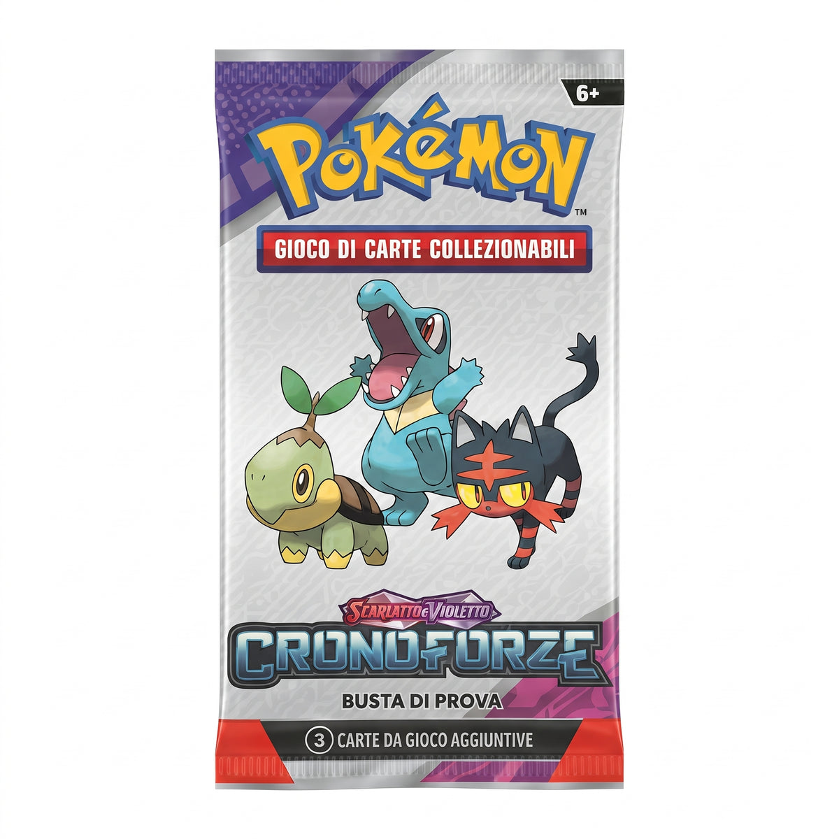 Bustina Pokémon Scarlatto e Violetto – Cronoforze 2024 – Busta di Presentazione 3 Carte – ITA